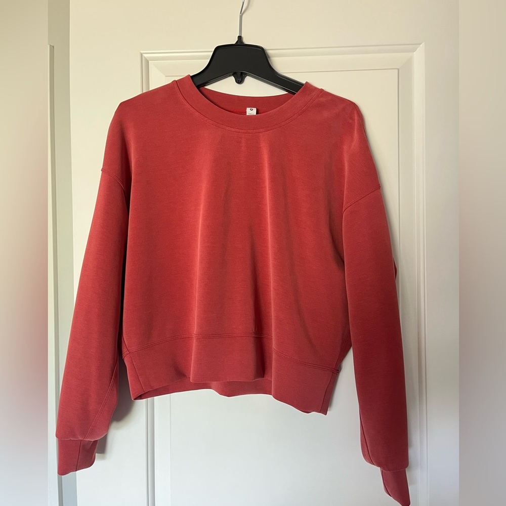 Lululemon softstreme oversized cropped crewneck.